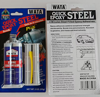 Epoxy quick-setting adhesive