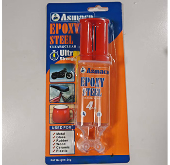 Epoxy quick-setting adhesive