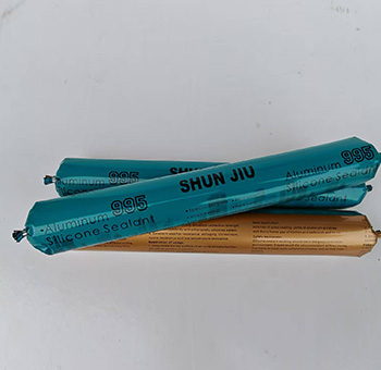 Neutral silicone structural adhesive