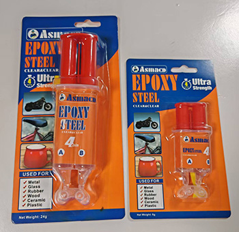 Epoxy quick-setting adhesive