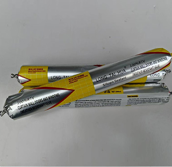 Neutral silicone structural adhesive